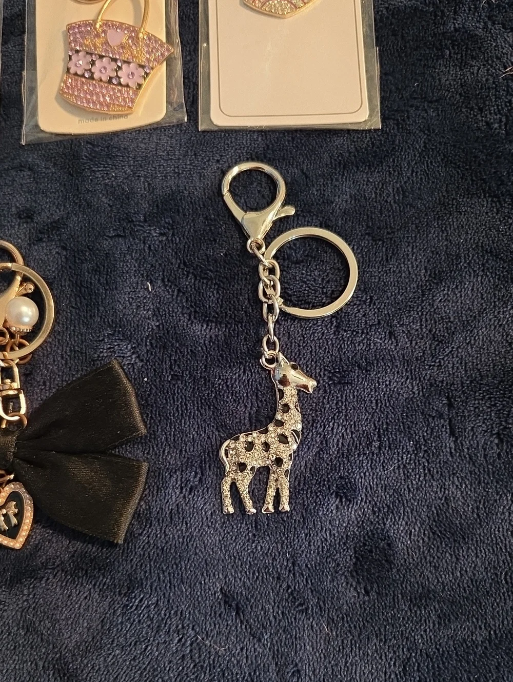 Bag charm 7 piece bundle